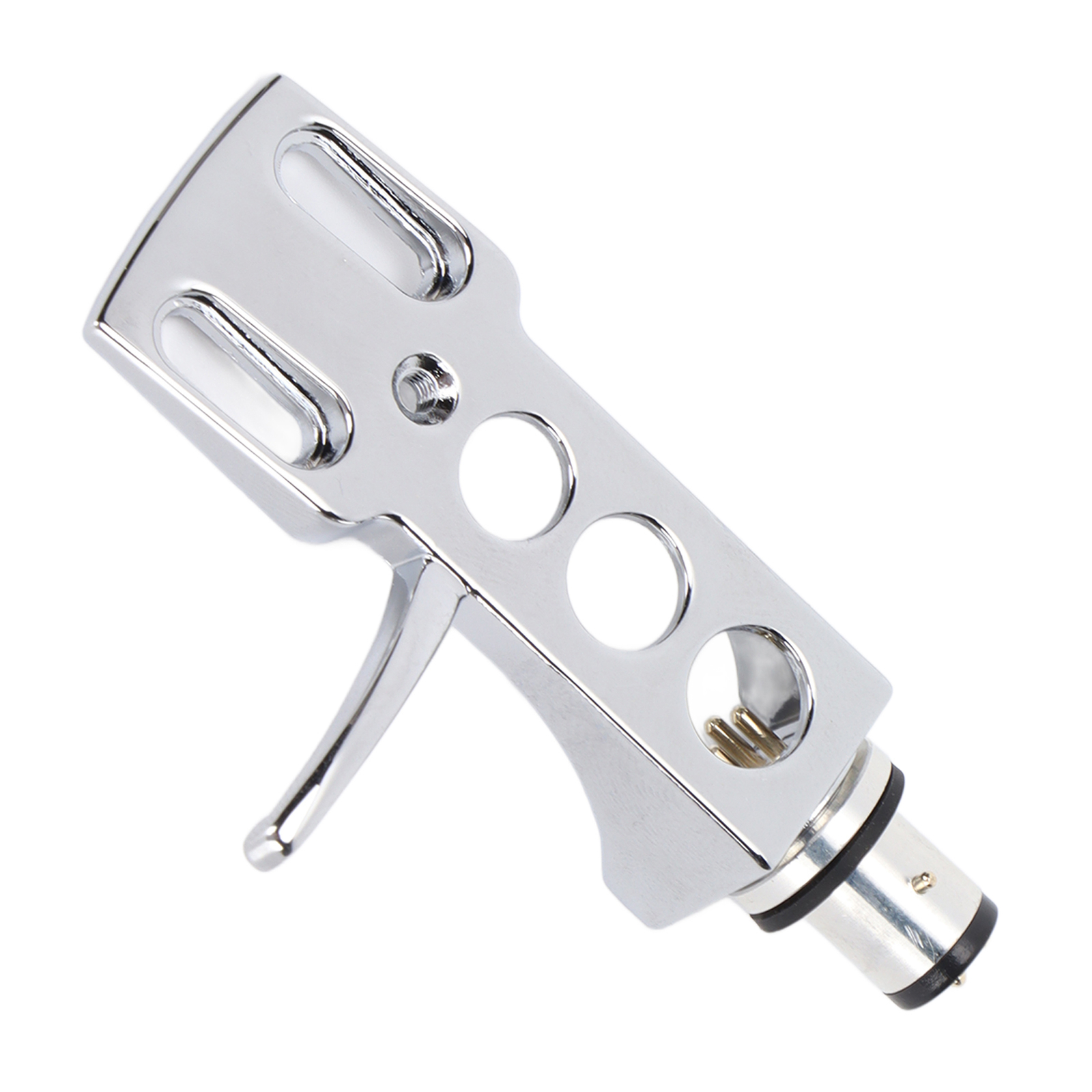 Phono Head Shell Zinc Alloy Replacement LP Tonearm Cartridge Head Shell With Fit
