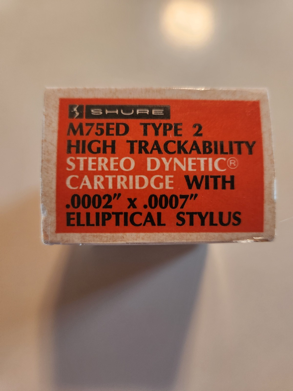 Shure M75EDType2 High Trackability Stereo Dynetic Cartridge W/Elliptica Stylus