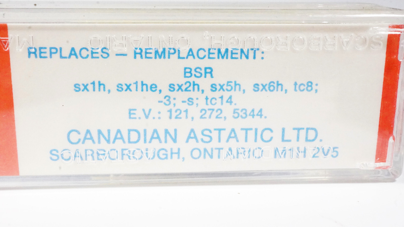 Tested NOS ASTATIC 612 Cartridge – BSR SX1 SX2 SX5 SX6 TC8 TC14 EV 121 272 5334
