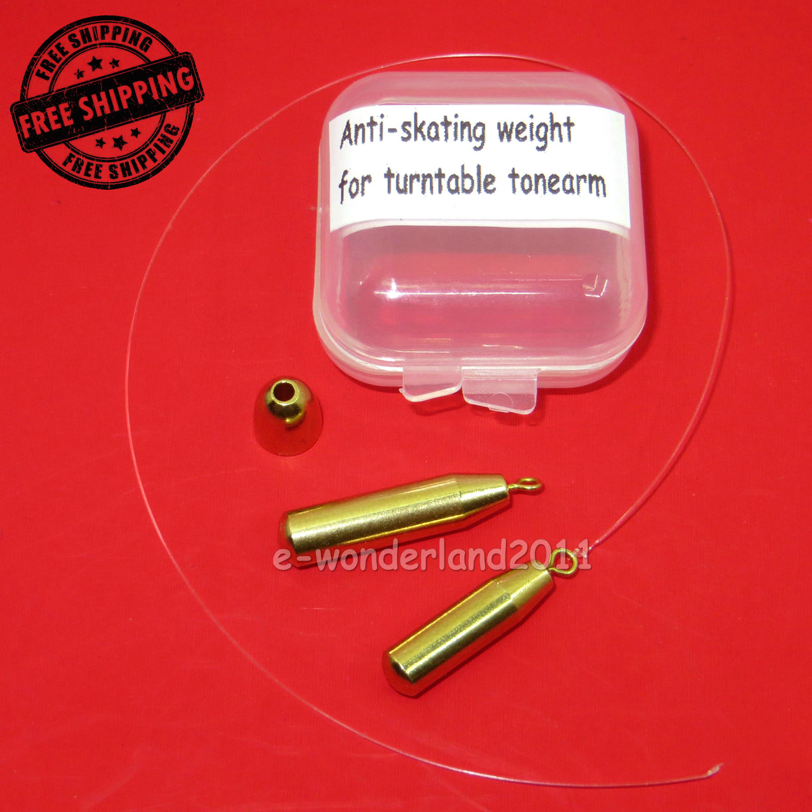 1.85/3.5/5.1 Gram Turntable Anti-Skate Weight Set, Generic,Antiskating Turntable