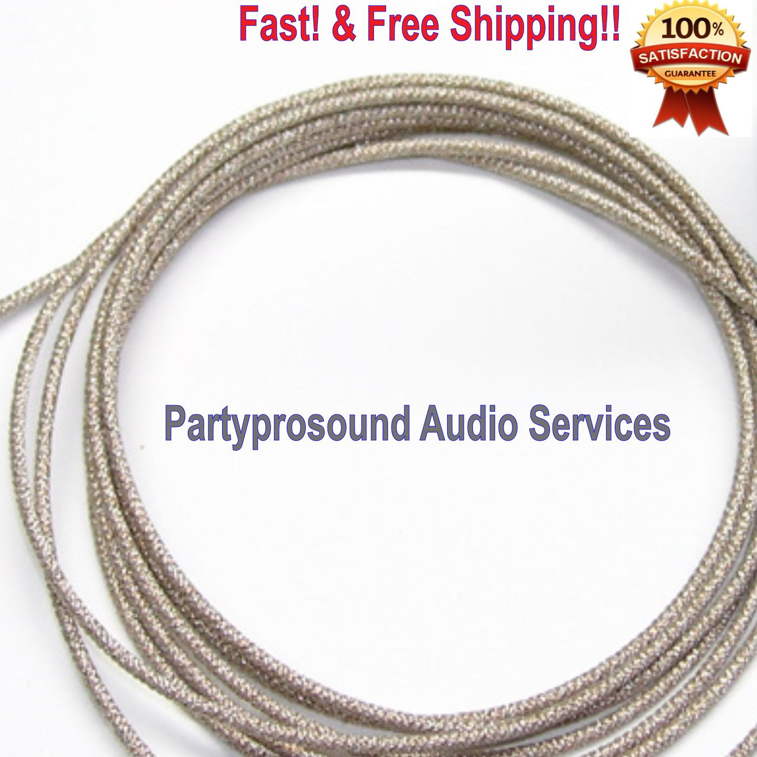 speaker Lead wire for speaker repair, pro audio (high temp grade) 5 feet long