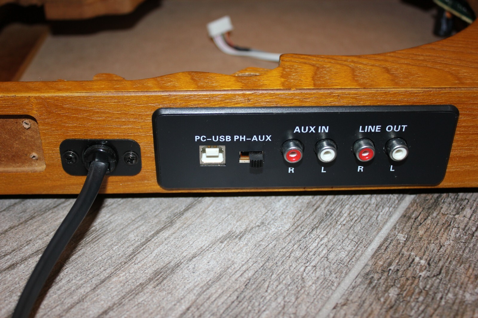 Replacement Bottom Cabinet Oak Anders Nicholson TRW155 Turntable Record Player