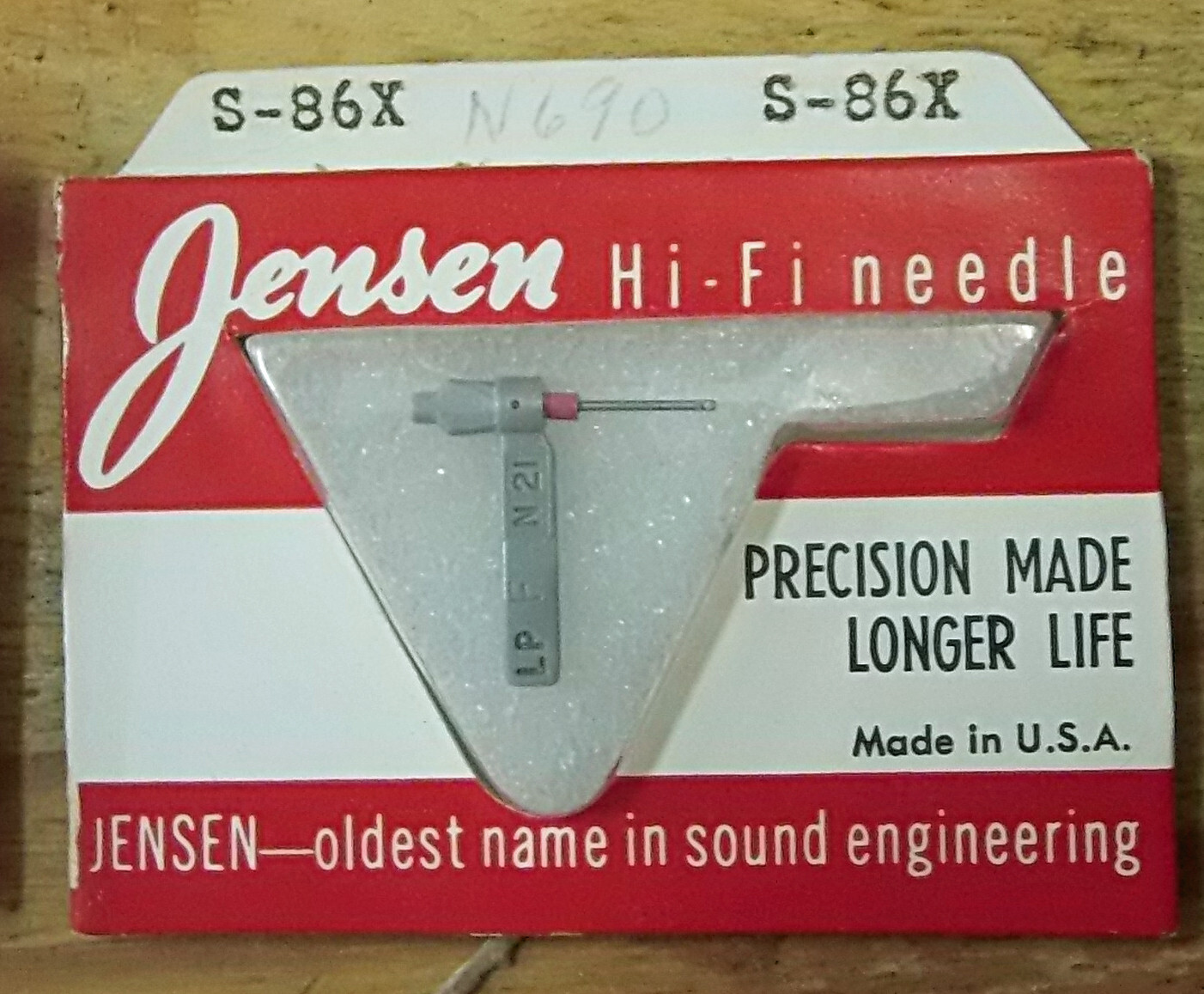 JENSEN Phonograph NEEDLE N690-sd for Sonotone 21T 22TD N35T 43T PS-61 809-DS73