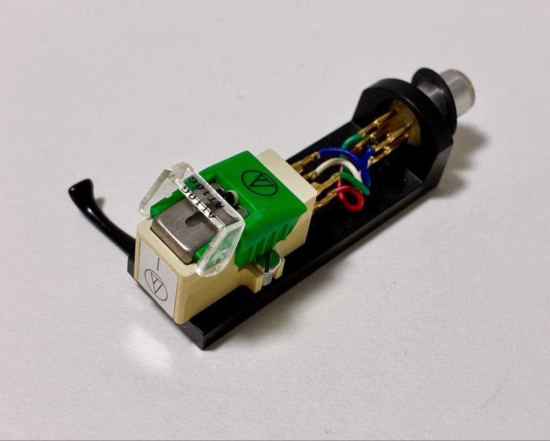 Audio-Technica AT10G VM Cartridge with Genuine Aluminum Head-Shell Manual Tested