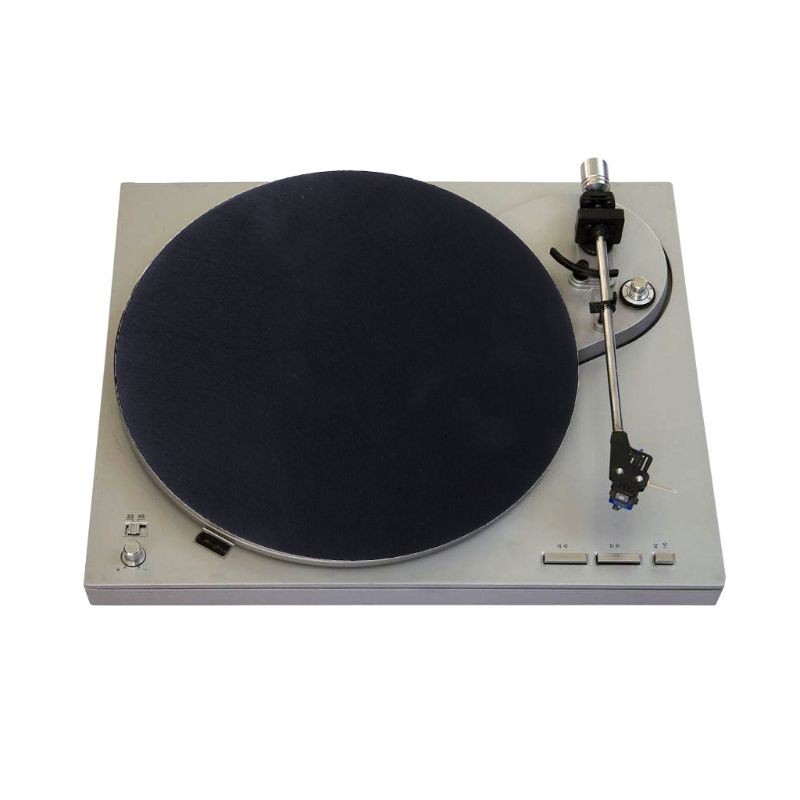 Black 3mm Thickness Turntable Mat for LP Vinyl Record Player Cushions Mat