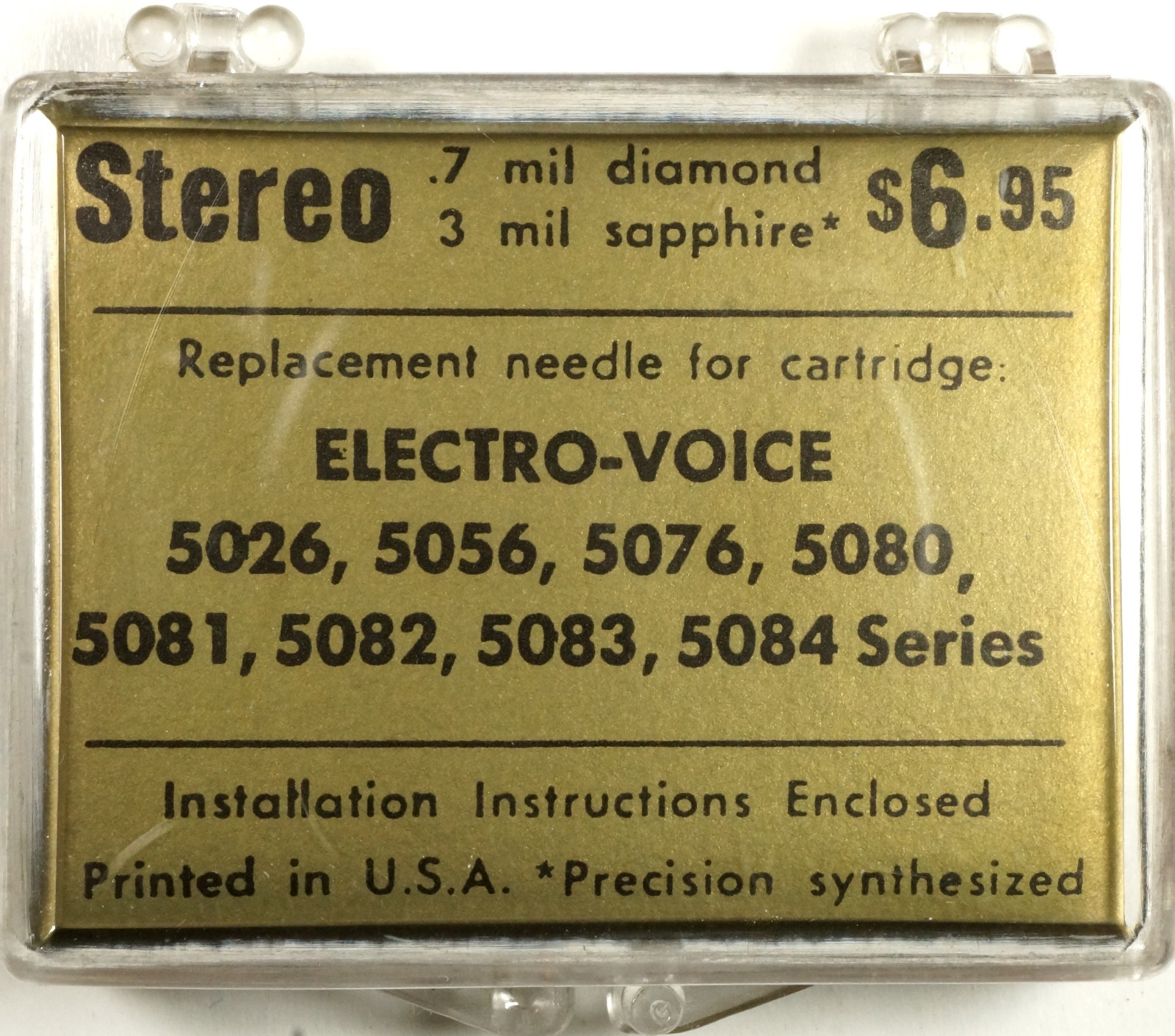 NOS Arista EV-24D Diamond Needle Stylus For Electro-Voice 5026 5056 2076 5080