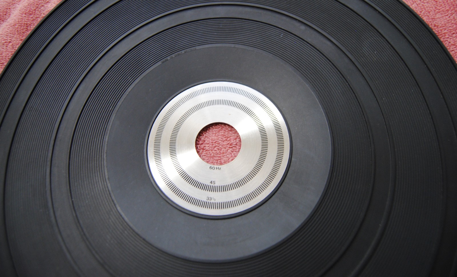 BSR Turntable Platter Mat with Stroboscope Center Disc. Fits 810 and Others?