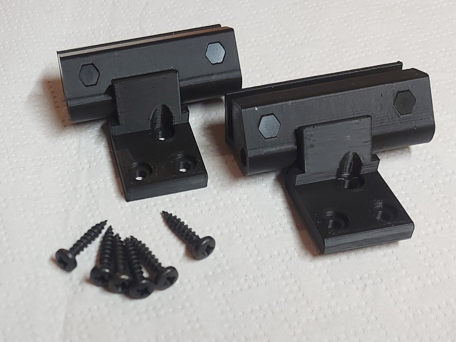 2x LUXMAN PD-282 PD282 – Turntable Dust Cover Hinge Hinges LID – FIXED VERSION