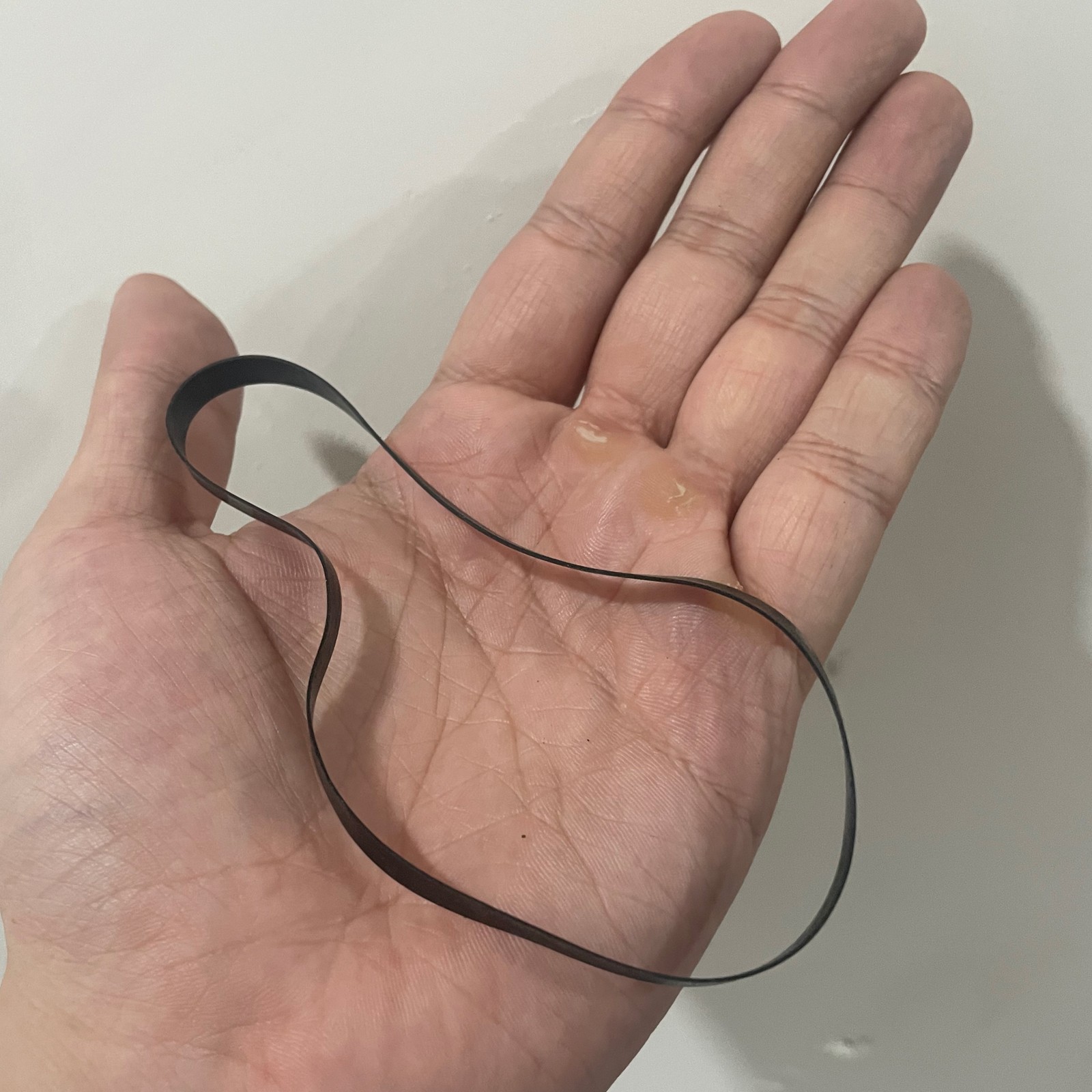 20Pcs Turntable Belt, Folded Length 110-145mm Rubber Belt Replacement, Width 6mm