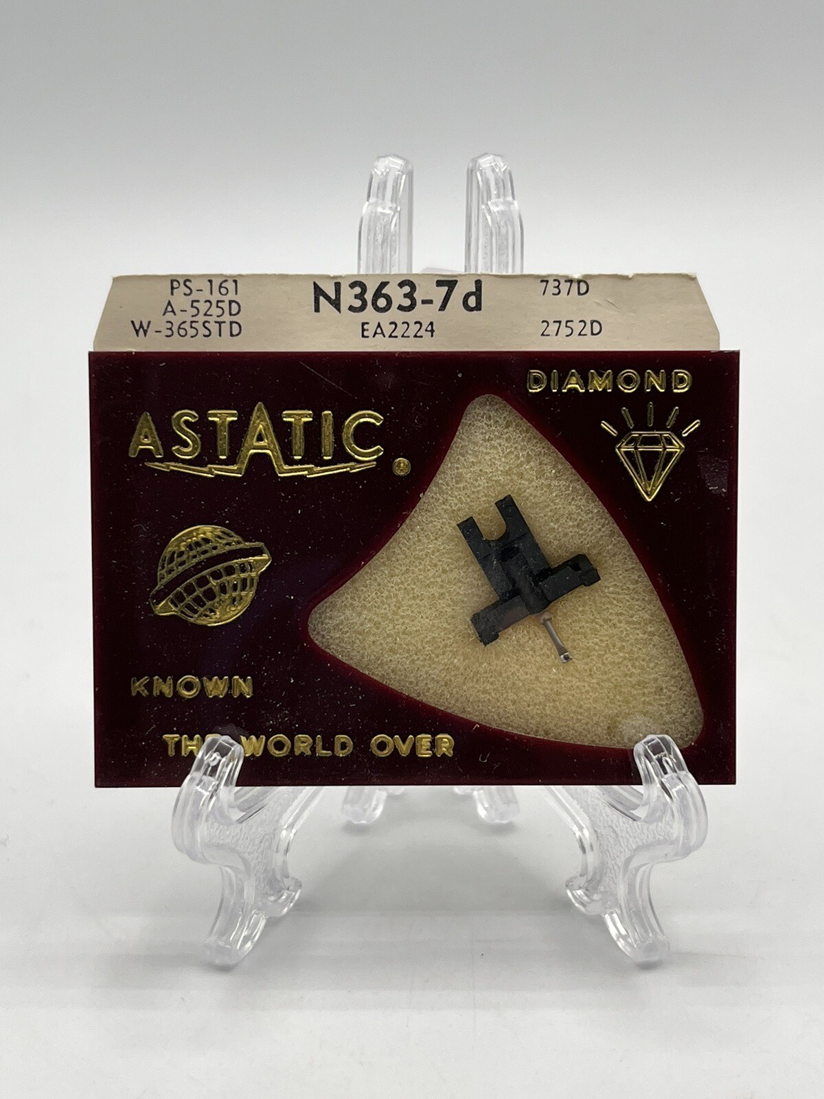 VTG Record Player Needle Stylus Astatic N363-7d OEM Part For Turntable Cartridge