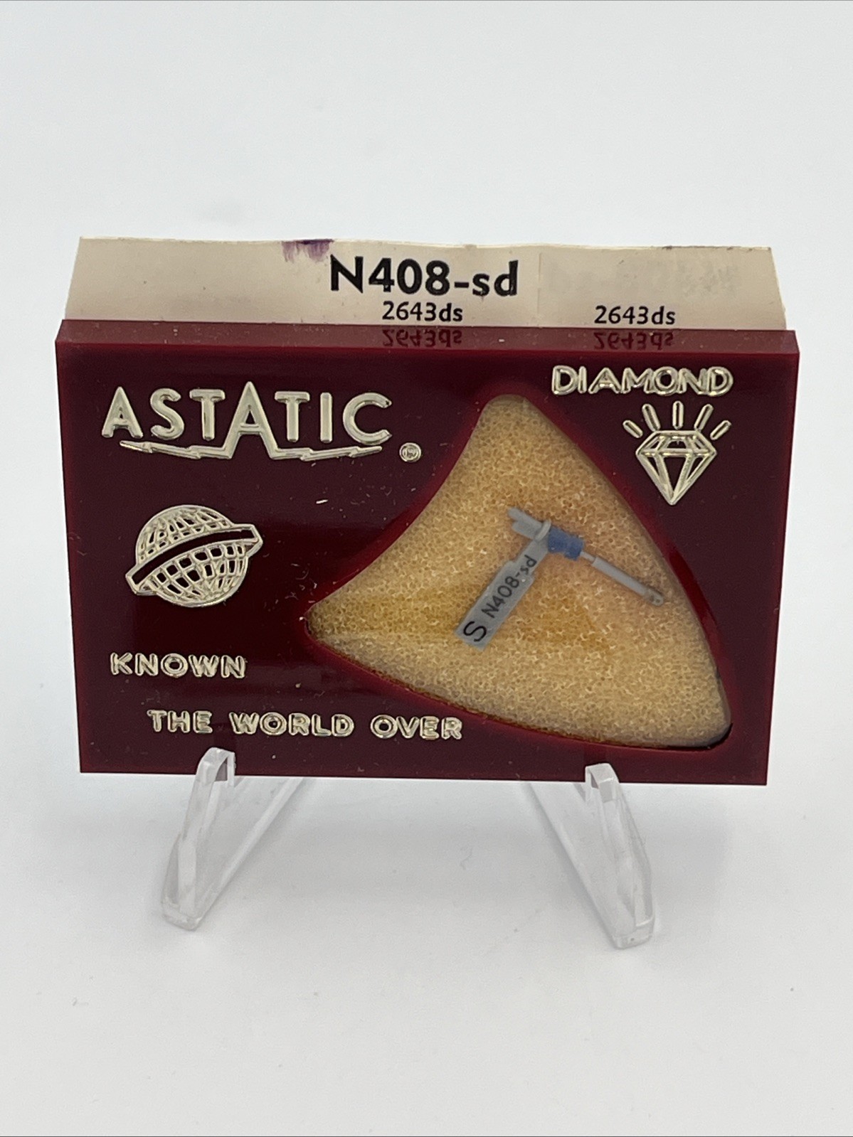 Astatic N408-sd Diamond/Sapphire Needle NOS 78 LP Electro-Voice 2643ds 369-DS73