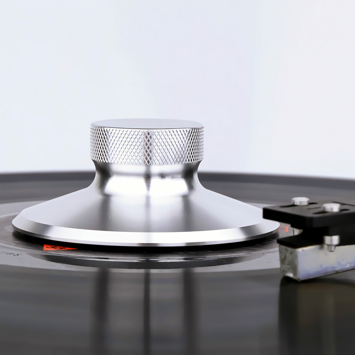 Audiophile Record Weight Clamp for Vinyl, Turntable Weight Stabilizer Aluminum