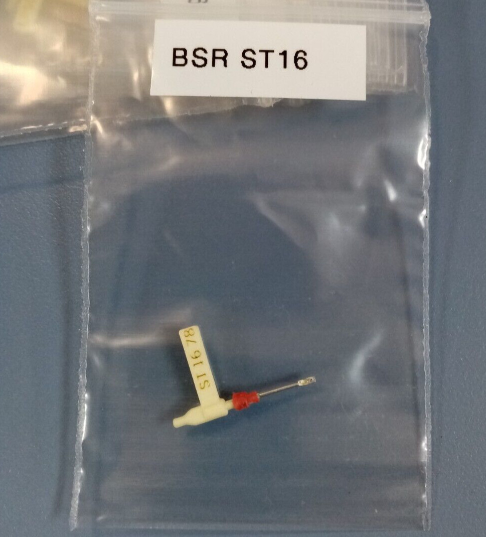 Record NEEDLE STYLUS BSR ST17D ST16 SC7M SC8H4 SC12M 274 DIAMOND SAPPHIRE NOS