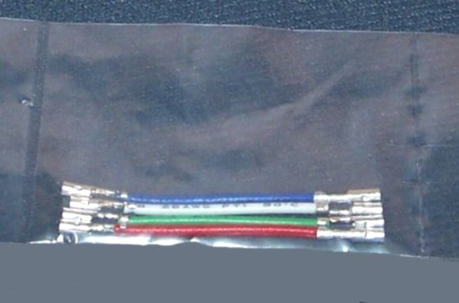 CARTRIDGE HEADSHELL TURNTABLE LEAD WIRES PIN CONNECTOR CLIPS LUGS