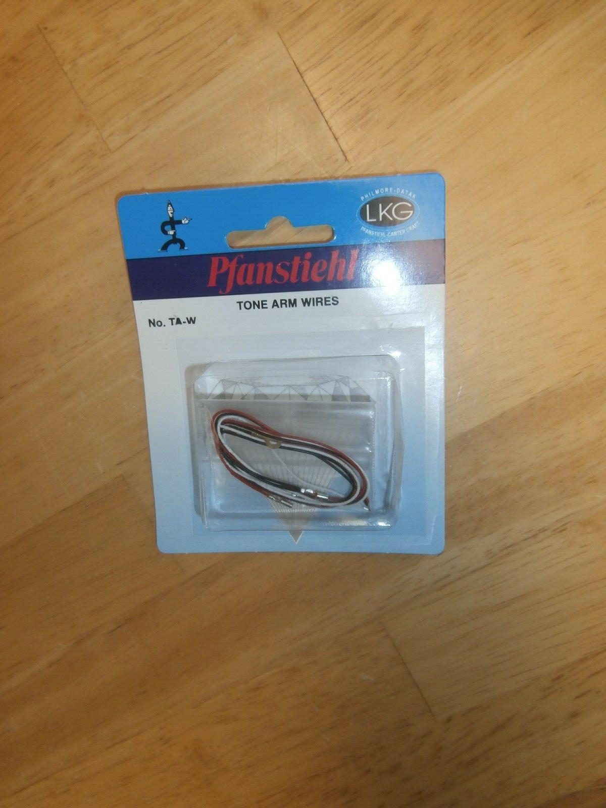 PFANSTIEHL TA-W TONE ARM WIRE W/CABLE CLIPS FOR TURNTABLE LEAD SET 11.7″ LONG