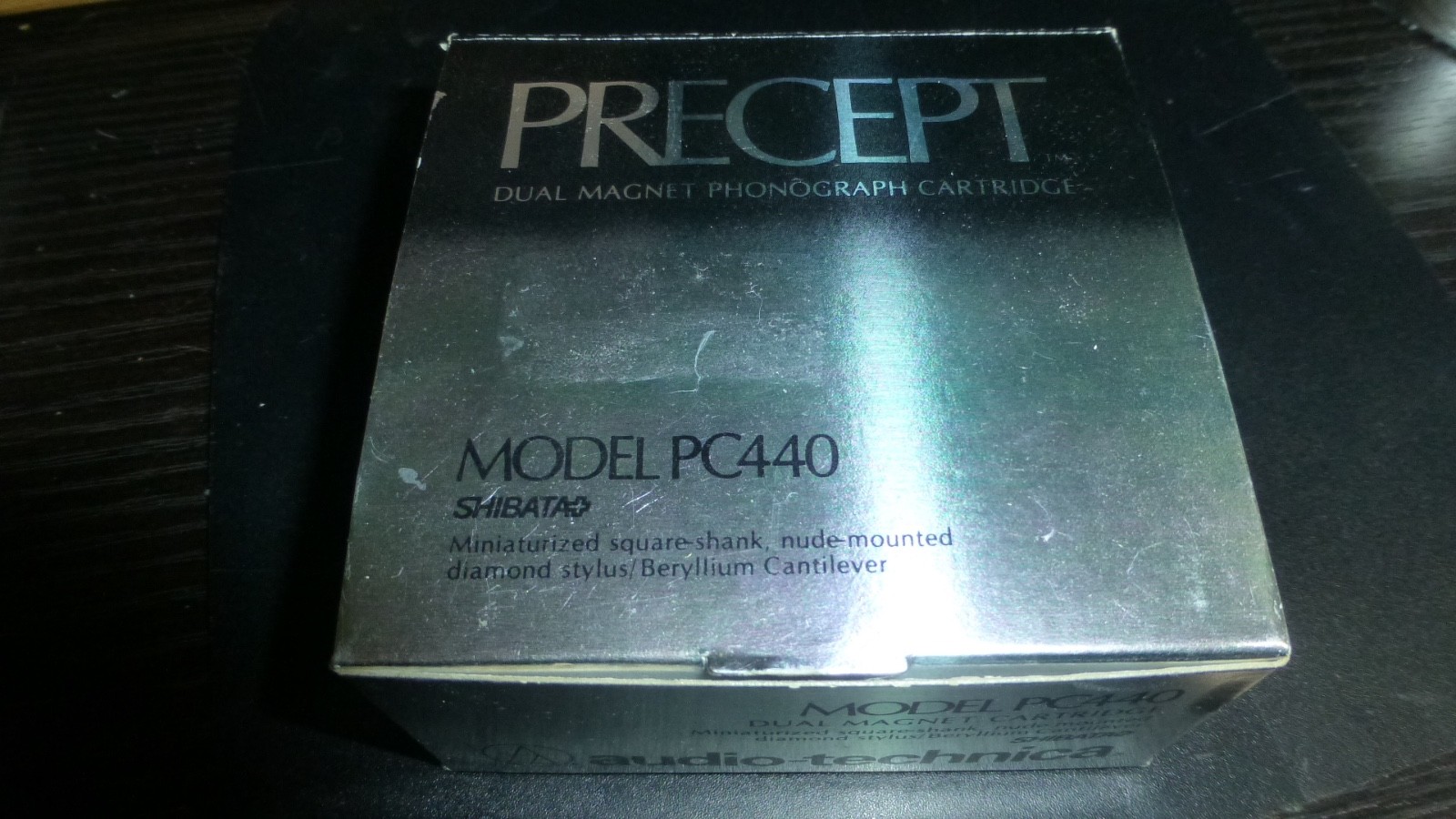 Precept PC440 cartridge (by A-T)-w/Shibata stylus-Beryllium cantilever- NOS!!