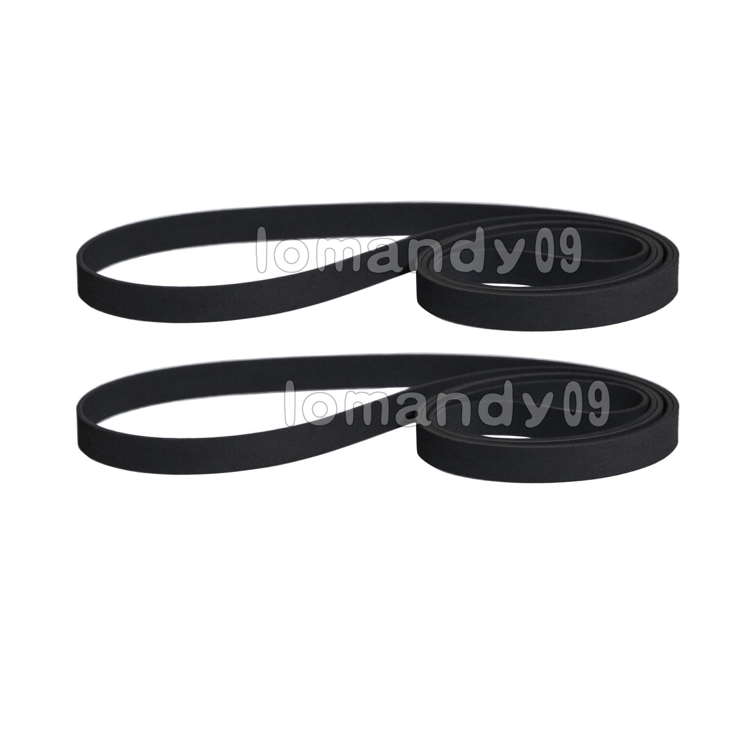 2pcs Replacement Durable Turntable Drive Belt – For The Linn SONDEK LP12 Black
