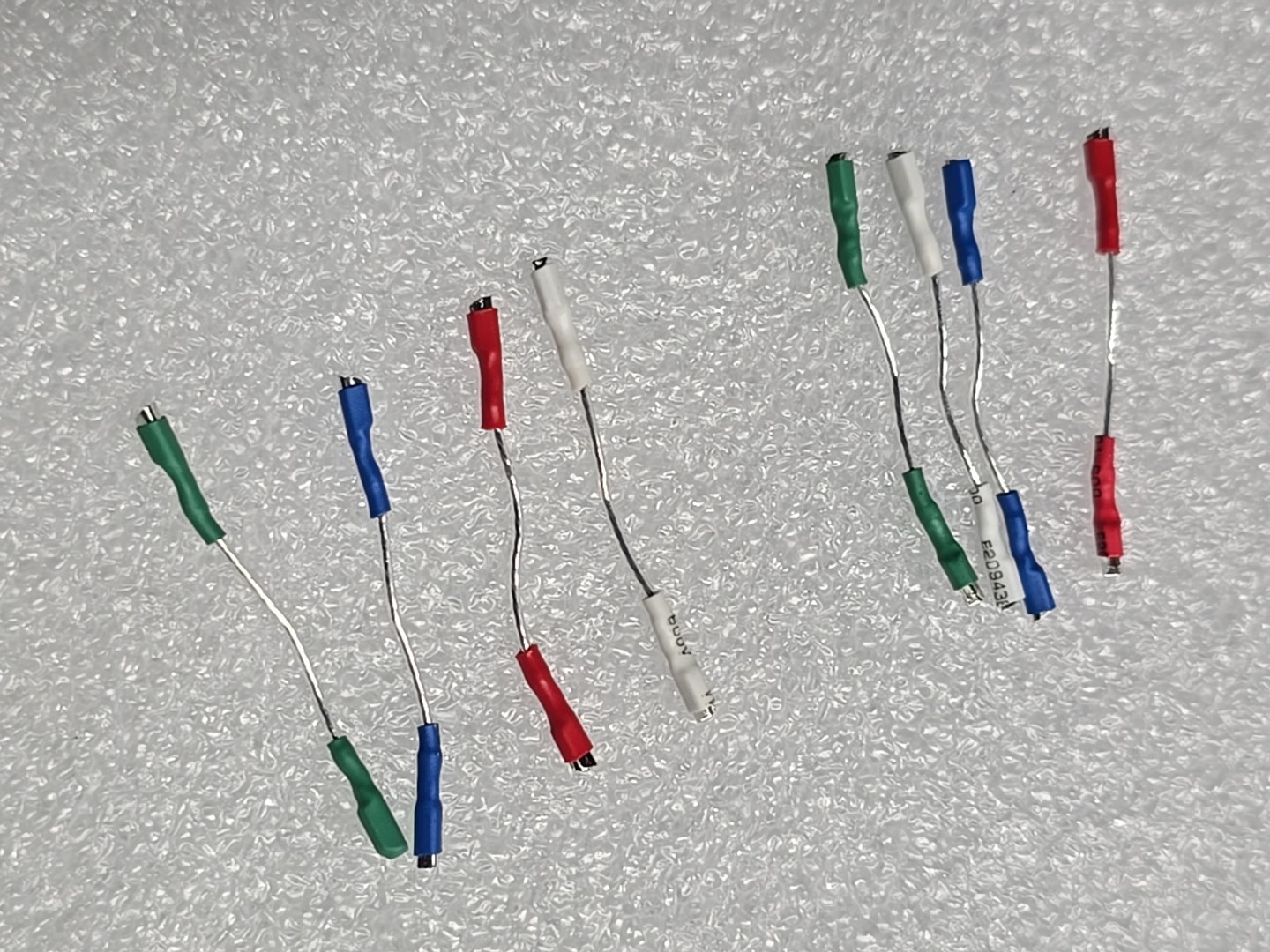 8Pcs High Quality Cartridge Headshell Wires Leads Silver Wire.