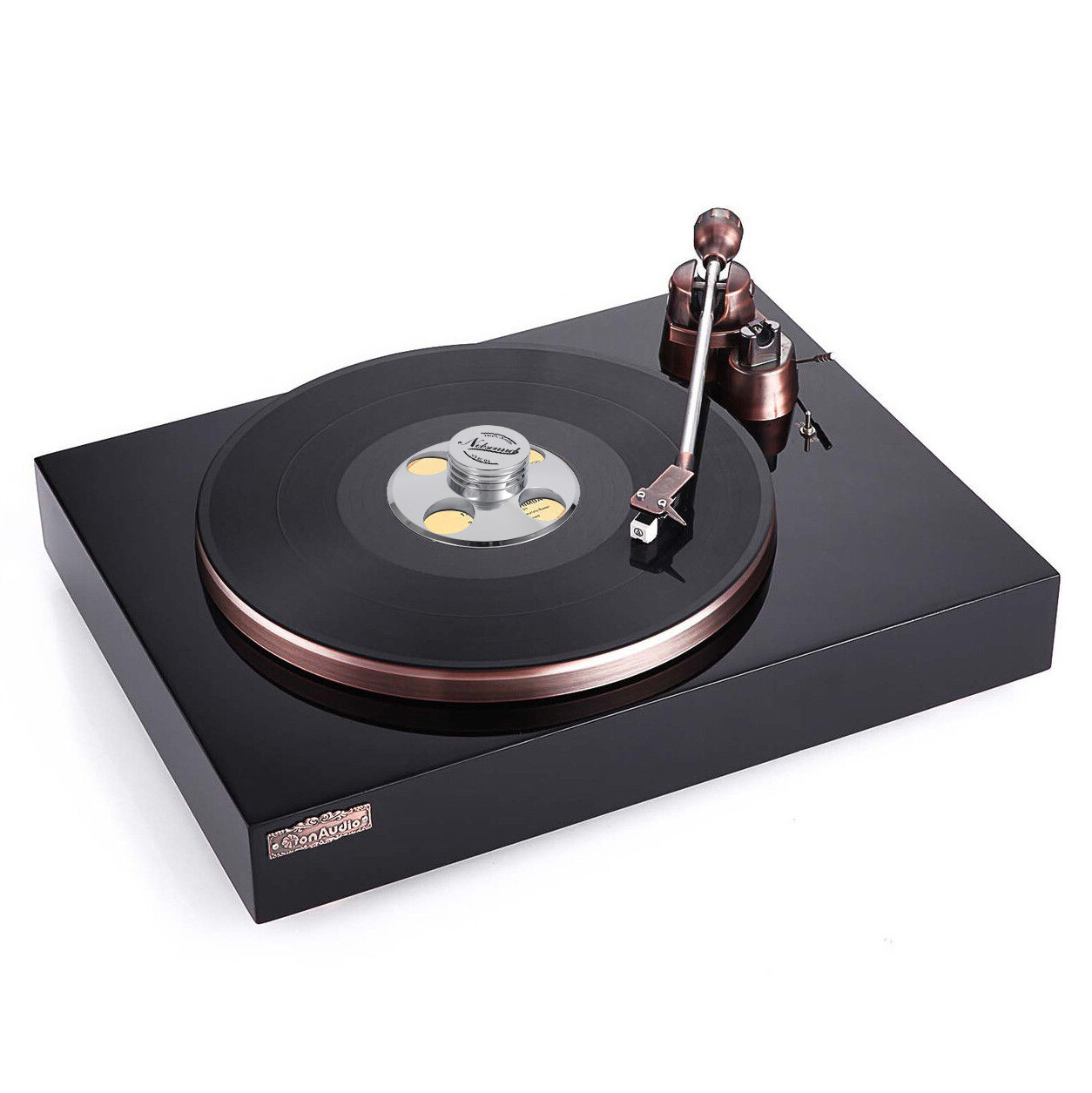 Douk Audio STB-01 LP Vinyl Turntable Metal Disc Stabilizer Record Weight Silver