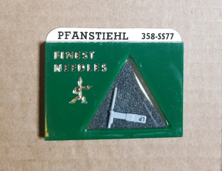 NEW Pfanstiehl 358-SS77 Sapphire Dual Needle Stylus Electro voice n311 2616