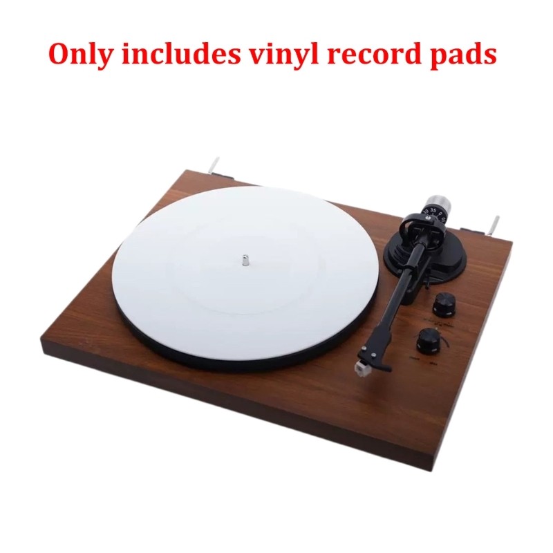 Home Use Record Player Slipmat 12 in Silicone Round Pad Single