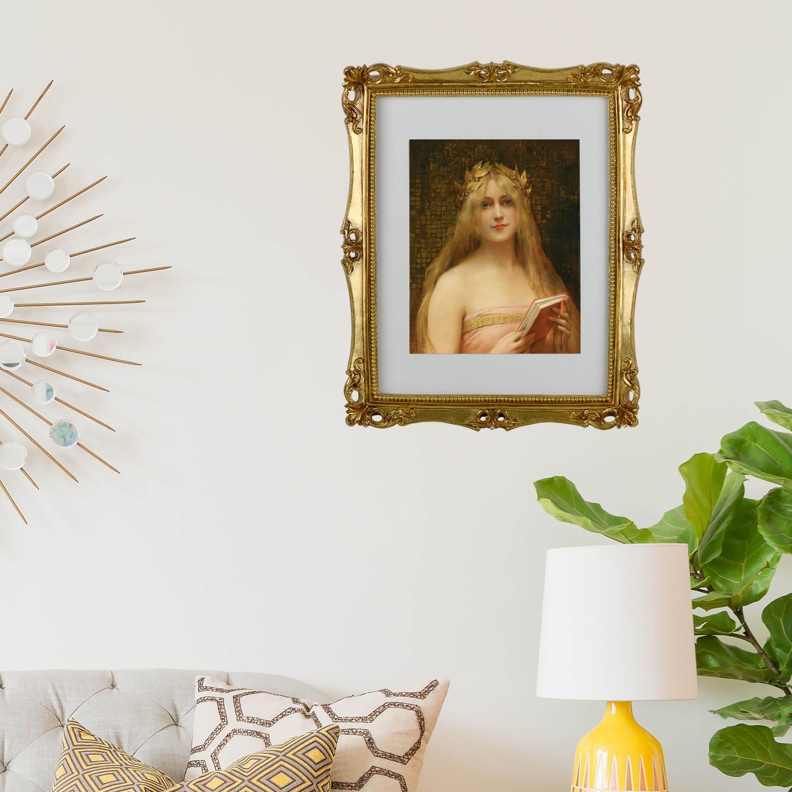 Funerom 11×14 Vintage Picture Frames with Glass Front, inch, Gold