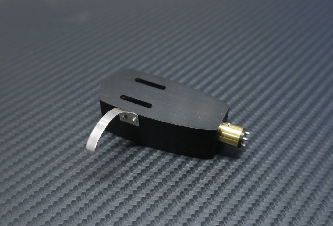 Custom Made Headshell for Rek-O-Kut Tonearm Ebony Wood / Stanley Engineering