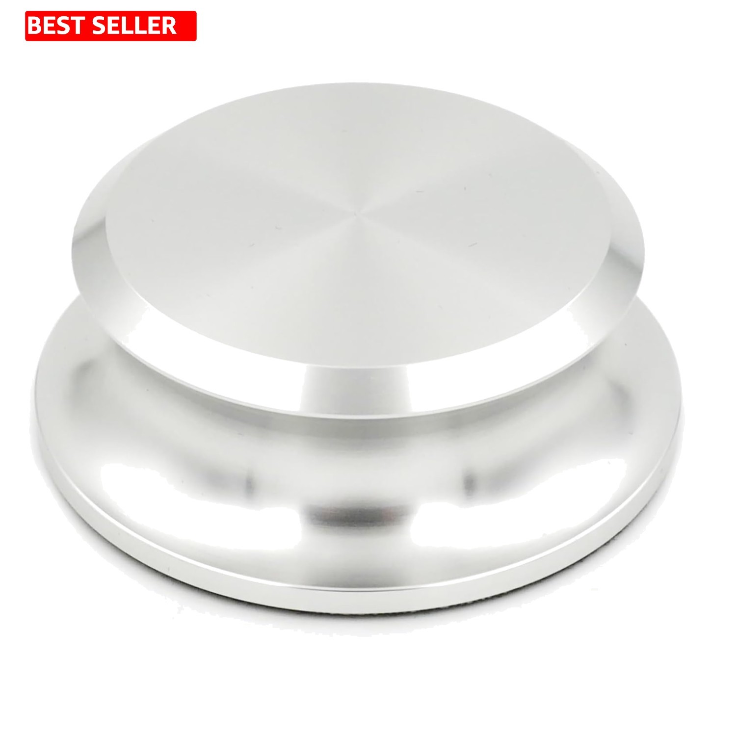 Vinyl Weight Stabilizer with Anti-Resonant Design for Superior Sound Clarity