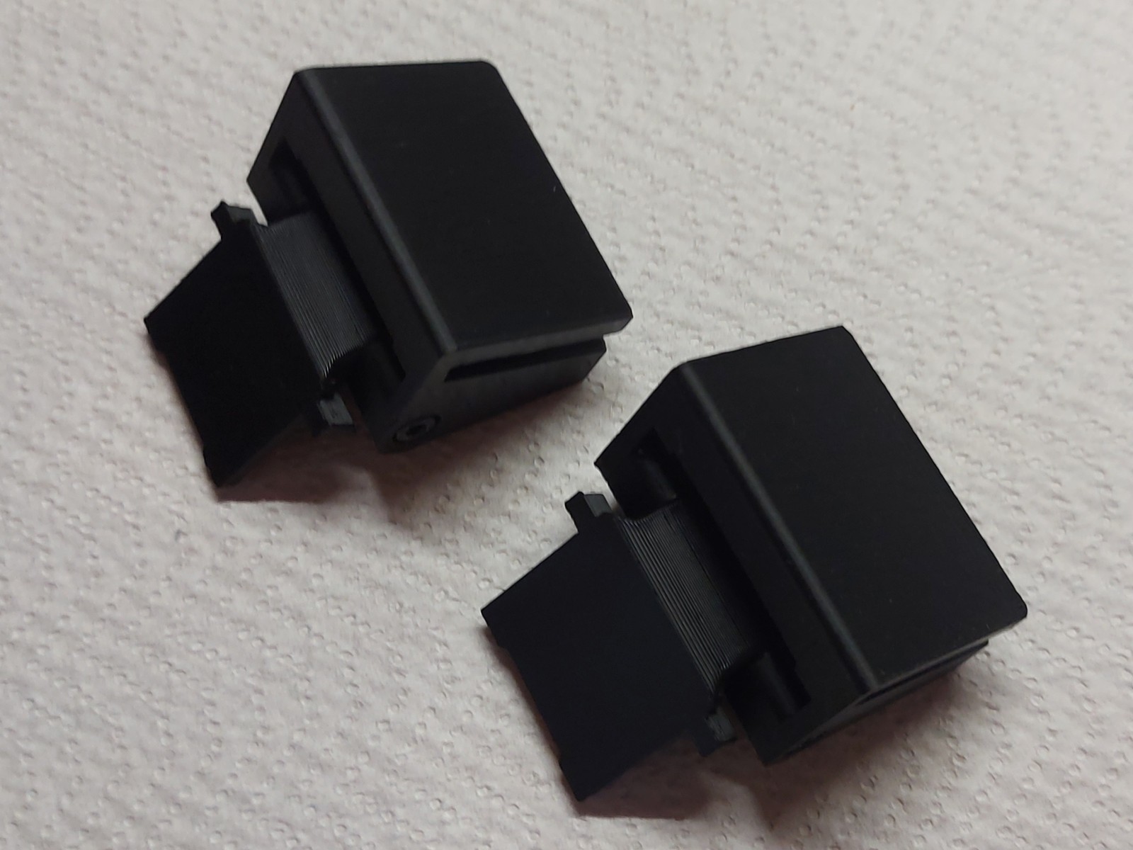2x Turntable Dust Cover Hinges Cerniera Coperchio Cappa – KENWOOD KD-650 KD650