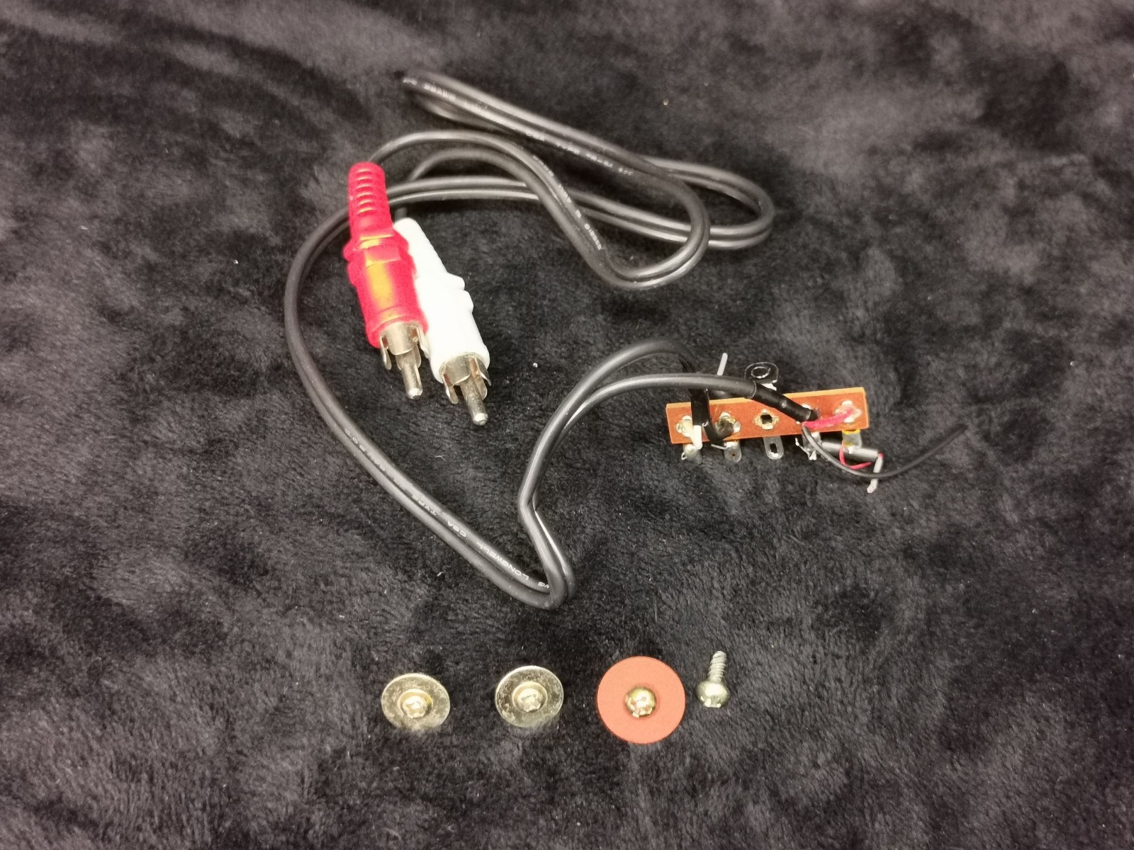 Vintage Sony PS-LX 285 Turntable Parts RCA & Ground Leads Circuit Board