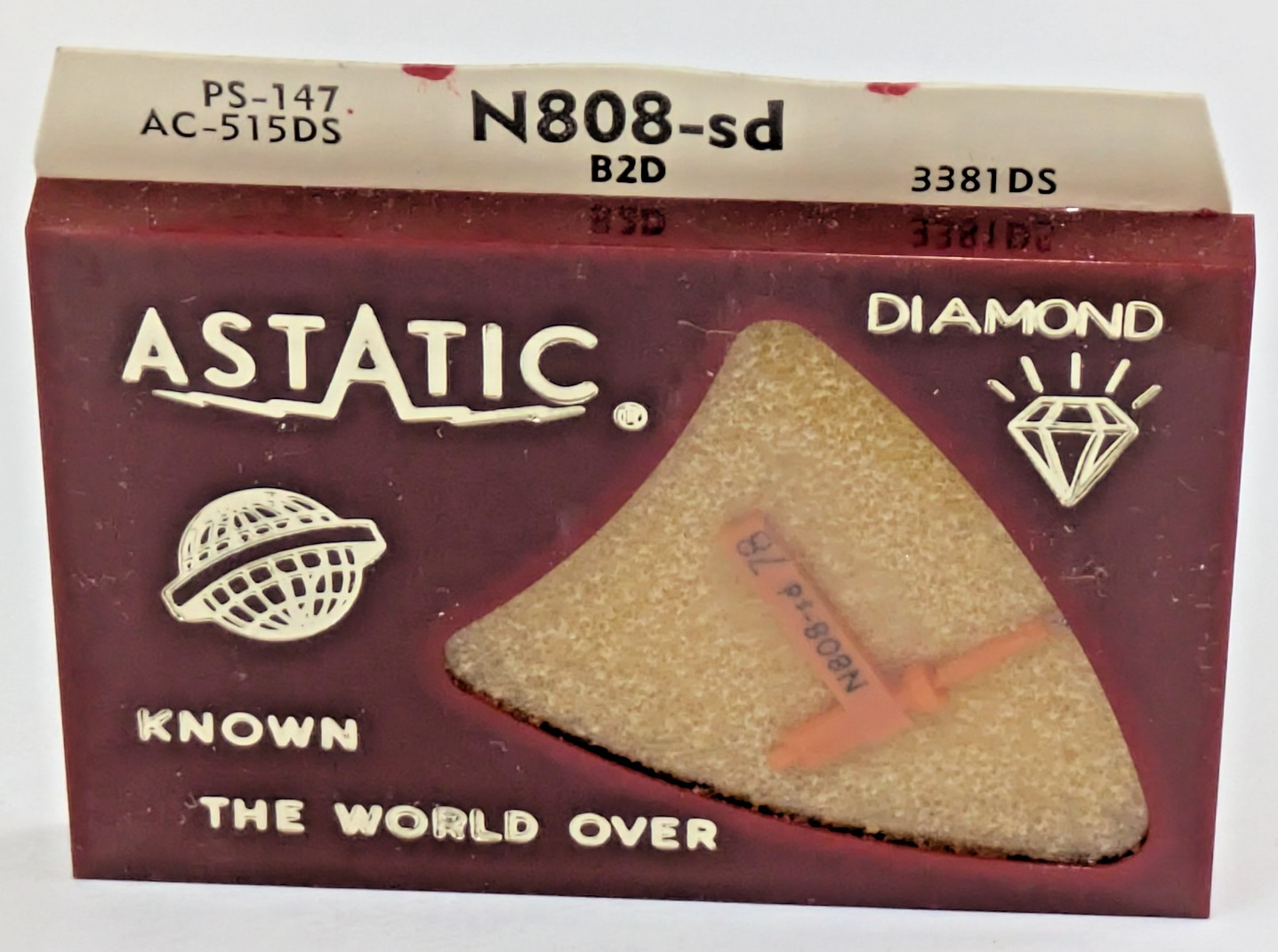 Astatic N808-sd Diamond Needle Tetrad-B2D 78 LP Stylus PS-147 AC-515DS 3381SD