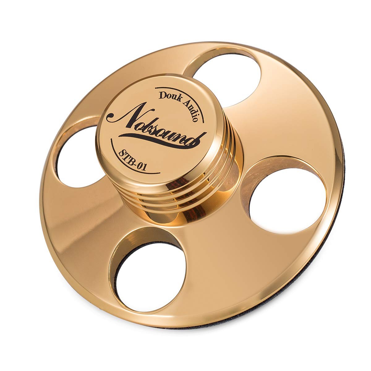 Nobsound STB-01 LP Vinyl Turntables Metal Disc Stabilizer Record Weight Gold