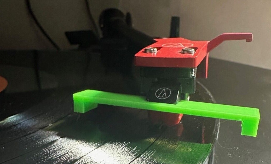3D Printed Phono Cartridge Longhorn Stabilizer – AT-VM95 – Vinyl Turntable Mod