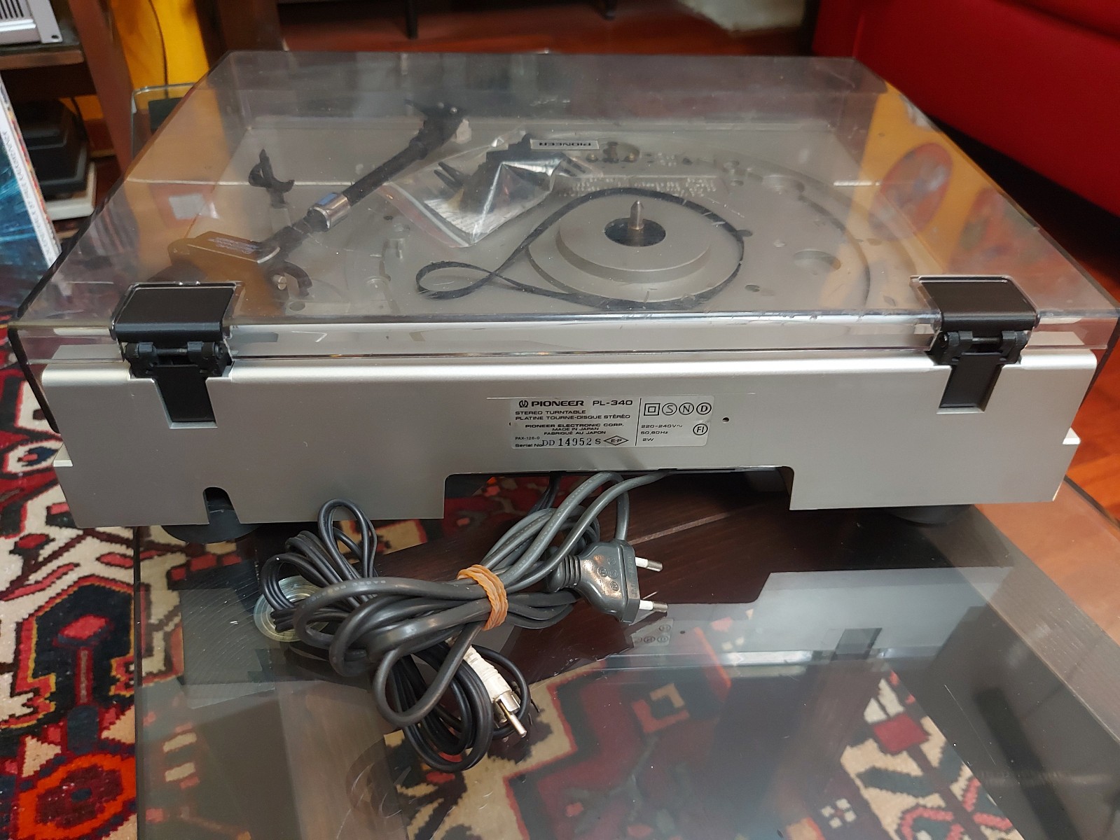 2x HINGES DUST TURNTABLE COVER HINGES COVER – PXB-321 – PIONEER PLX-430