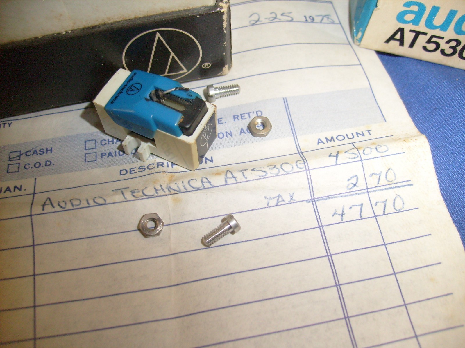 Vintage Audio-Technica AT530E dual magnet Cartridge needs a stylus