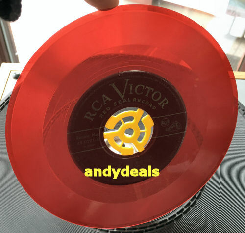 45 RPM RECORD INSERT ADAPTERS TURNTABLE STEREO RECORD PLAYER PHONOGRAPH 10 PACK