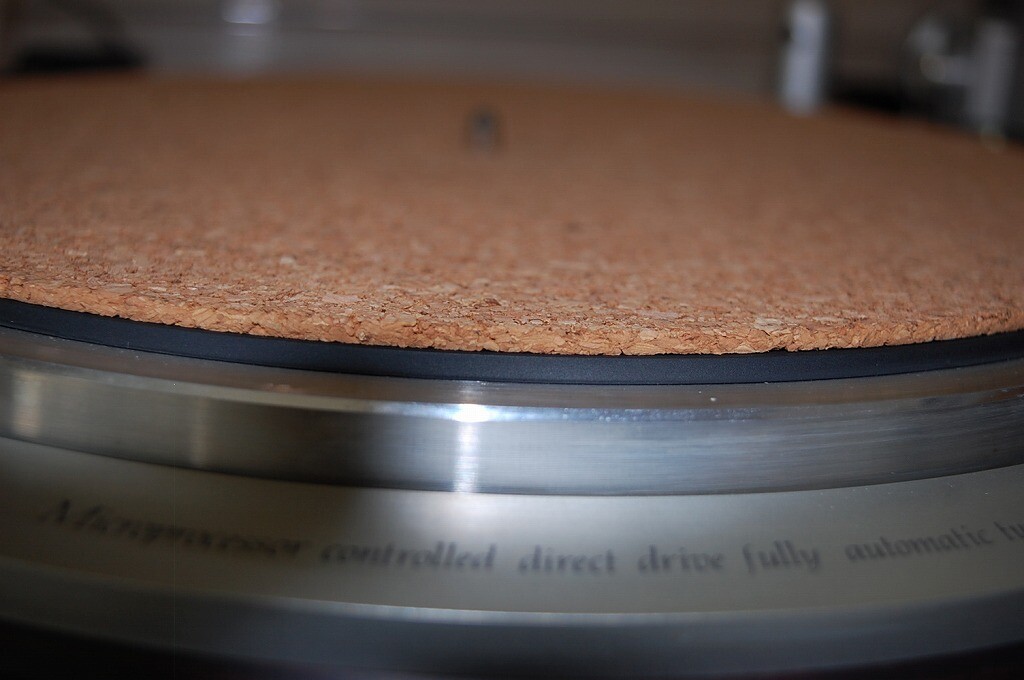 Unknown Used Cork-made Turntable Mat Turntable Parts from Japan