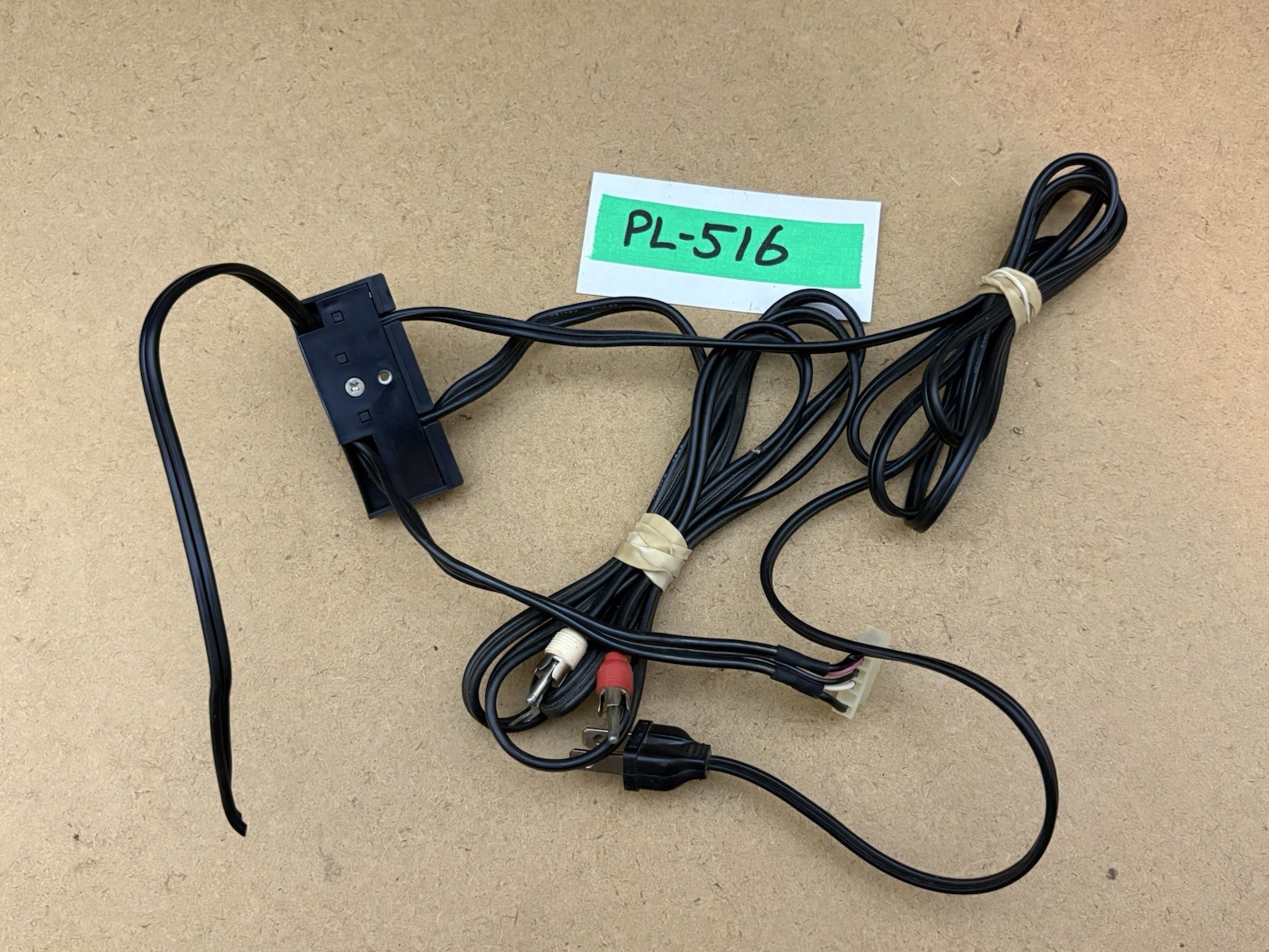 Pioneer PL-516 Part (May Also Fit 512/514/518/510A/540) -POWER CORD + RCA CABLES
