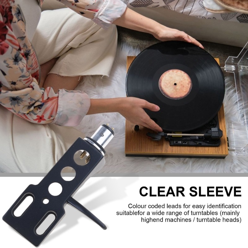 Turntable Headshell Phonograph Cartridges Holder Aluminum Rack