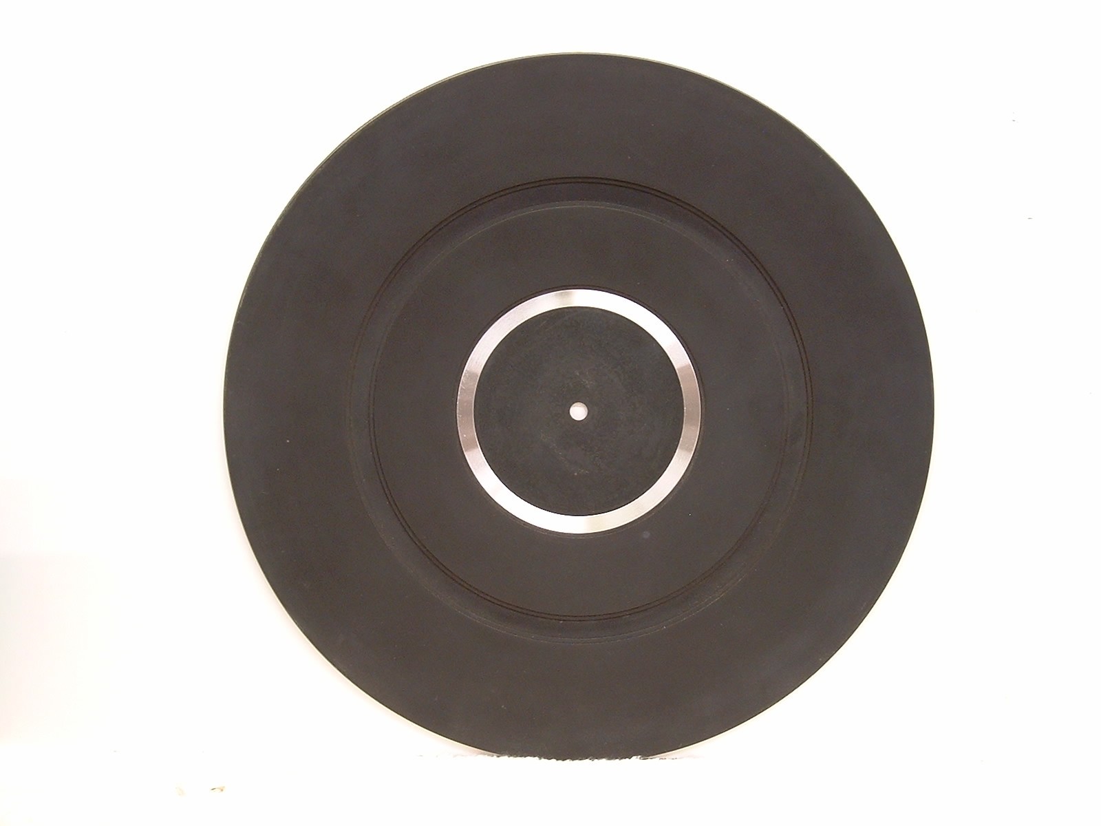 VINTAGE 1970s PIONEER Turntable Platter Mat with Silver Trim Ring