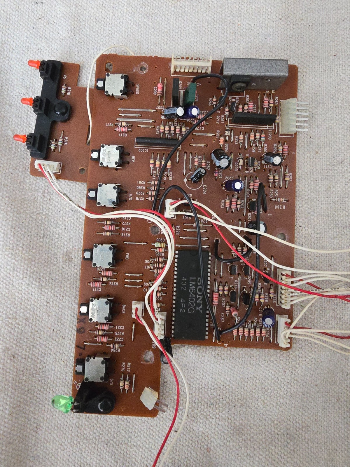 SONY Model PS-LX510 Turntable Part – Main Circuit Board Assembly