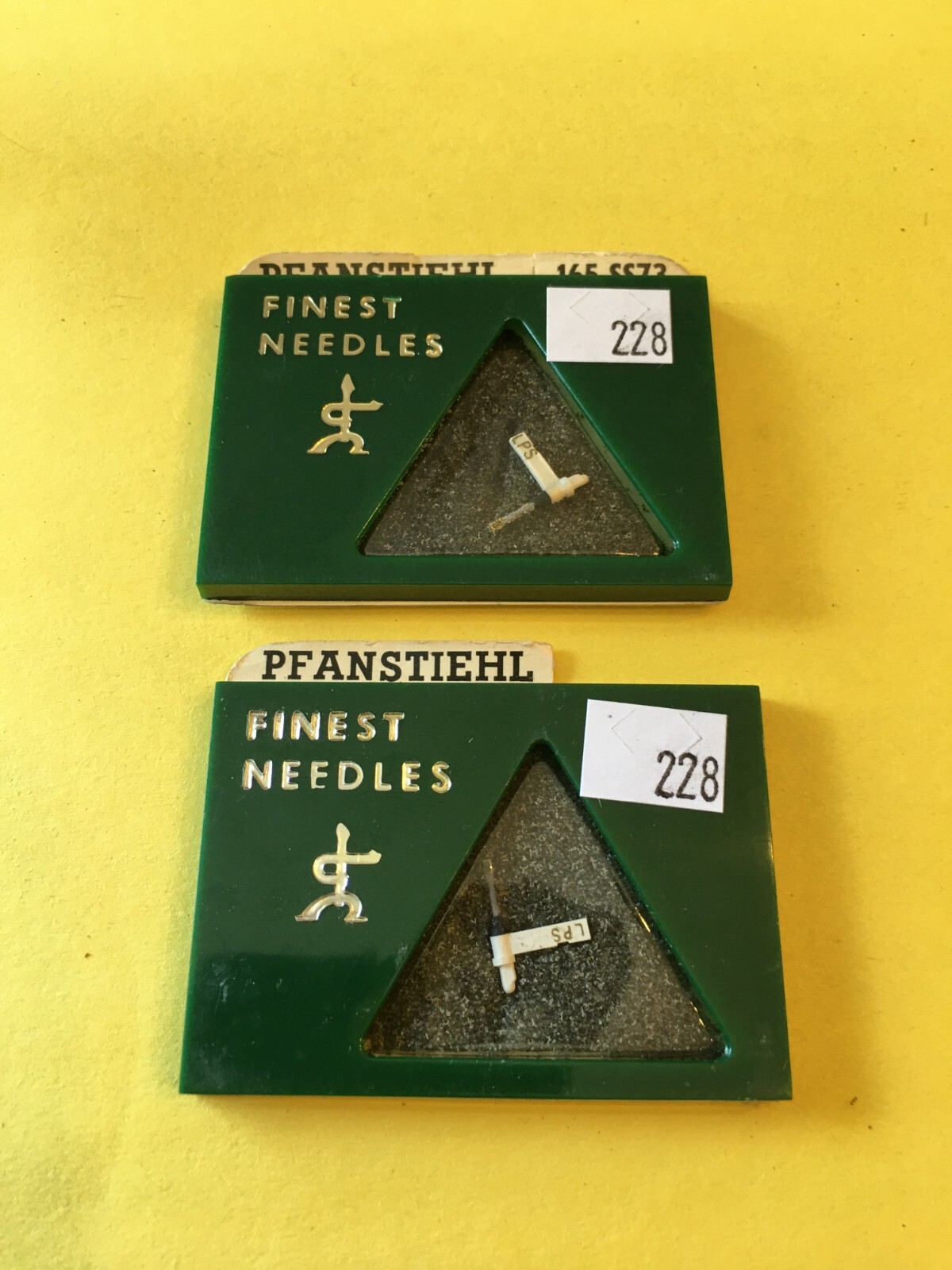 Original NOS Pfanstiehl Needle Stylus 165-SS73 For Various Astatic. Lot of 2