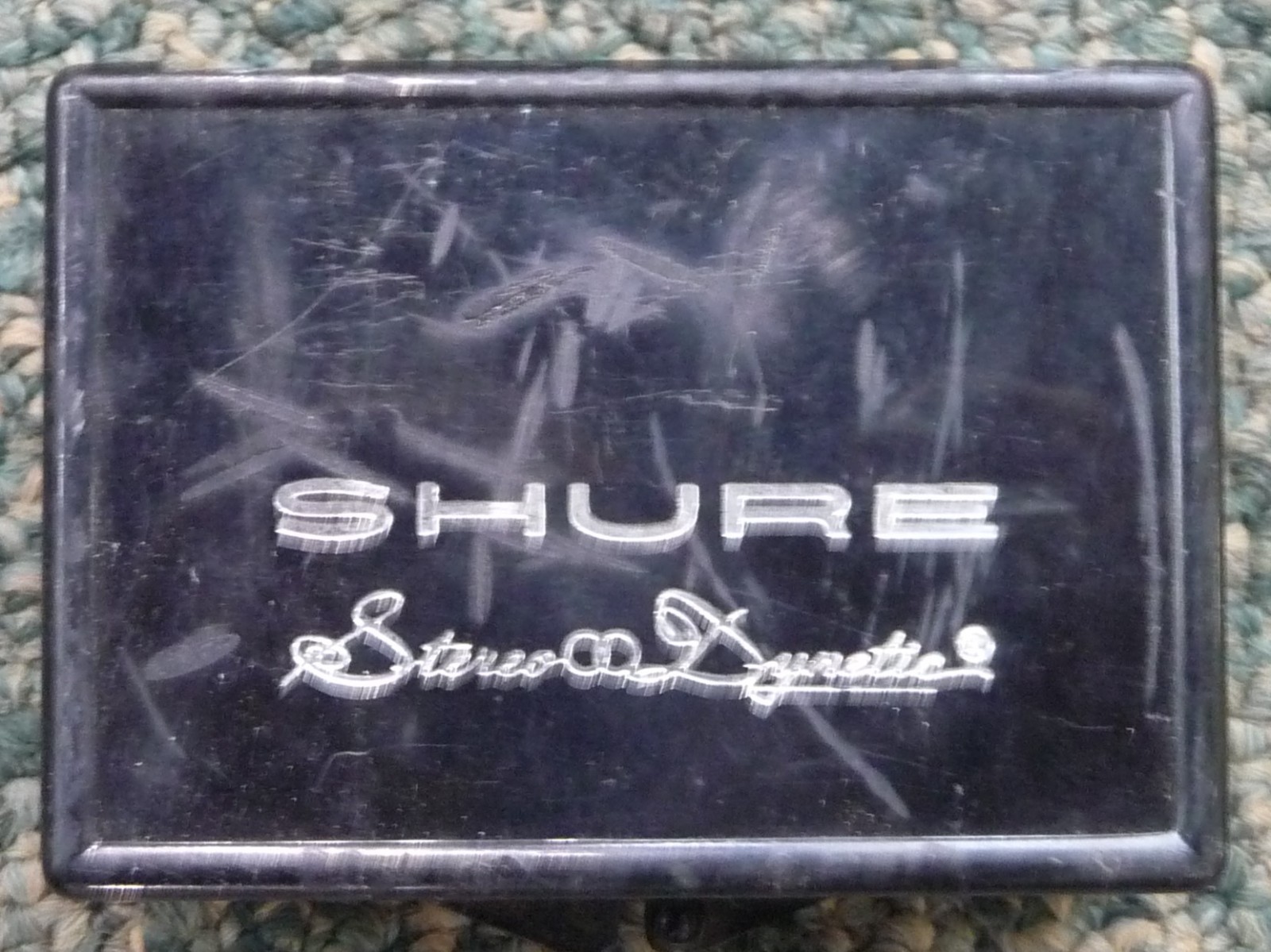 Vintage Shure Cartridge Hard Case Stylus Box