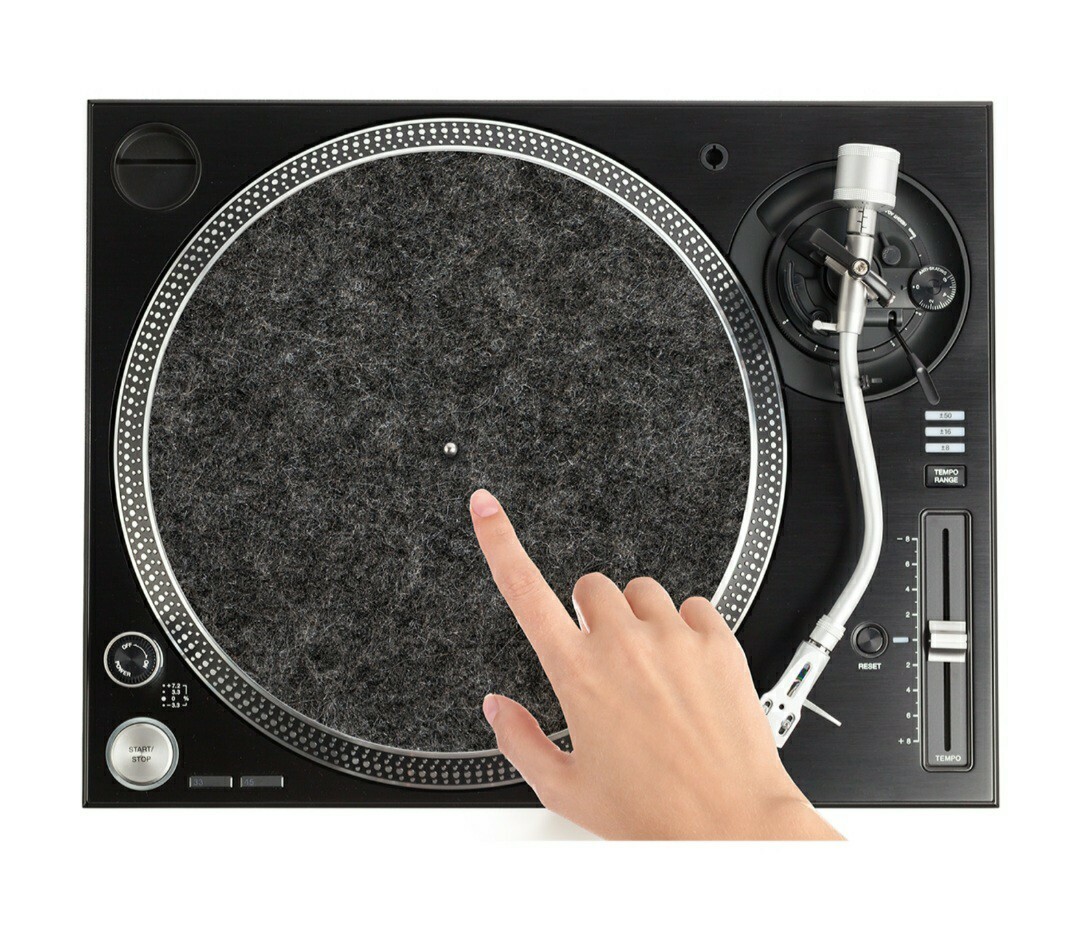 Rubber, Cork, and Felt 12-inch LP Vinyl Record Album Turntable Platter Slip Mats