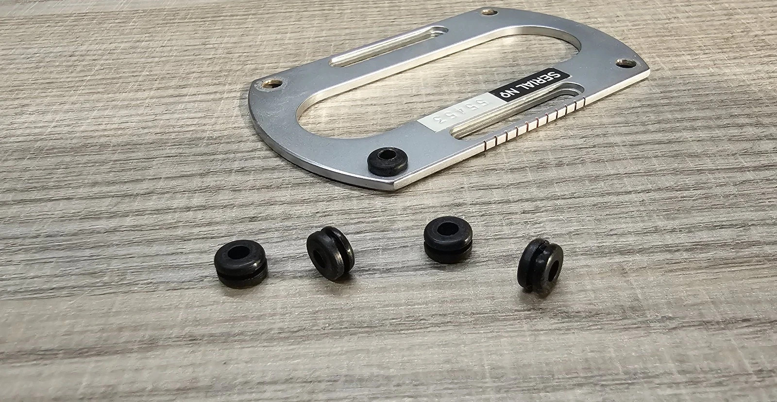 4x Grommets Rubber for SME 3009 SME 3012 Bed Plate / Slider / Tonearm Base