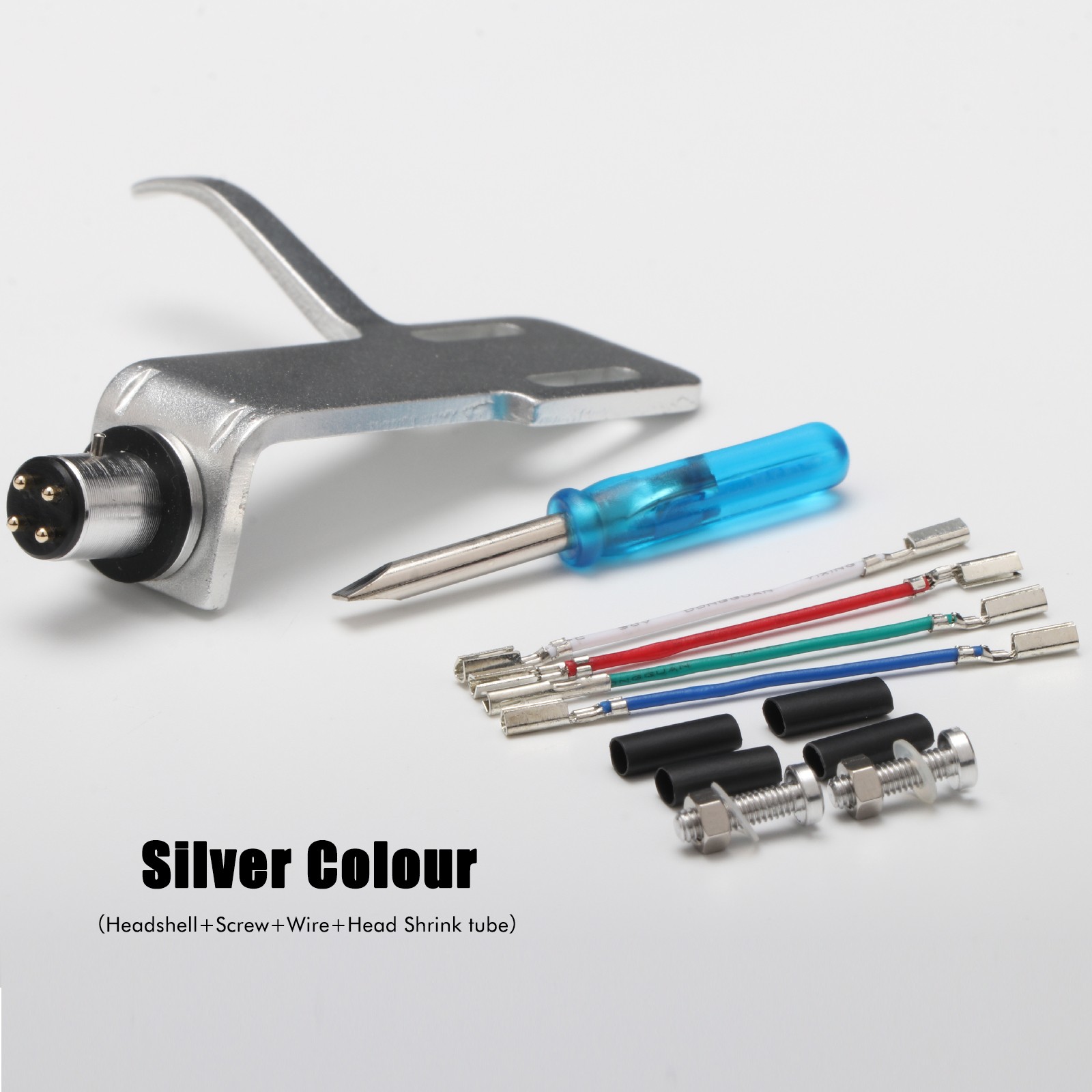 Universal Cartridge Stylus Headshell Holder Aluminum Alloy Turntable LP Vinyl
