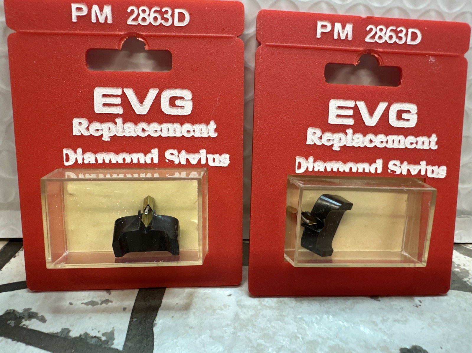 NEEDLE STYLU for PIONEER PN-35 PC-35 CARTRIDGE Lot Of (2)