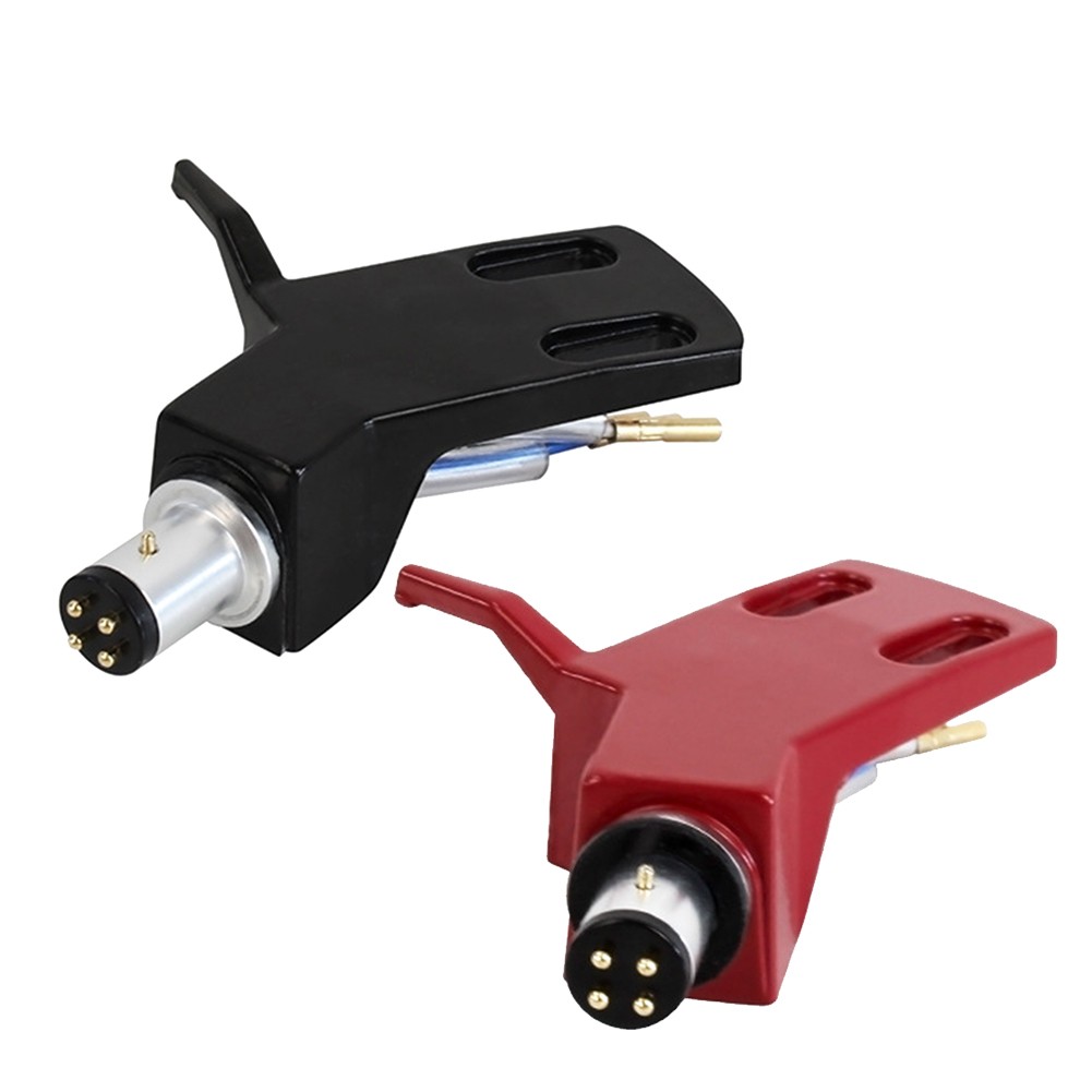 Aluminium Alloy Headshell Replacement Phono Stylus Cartridges Rack Black H9A7