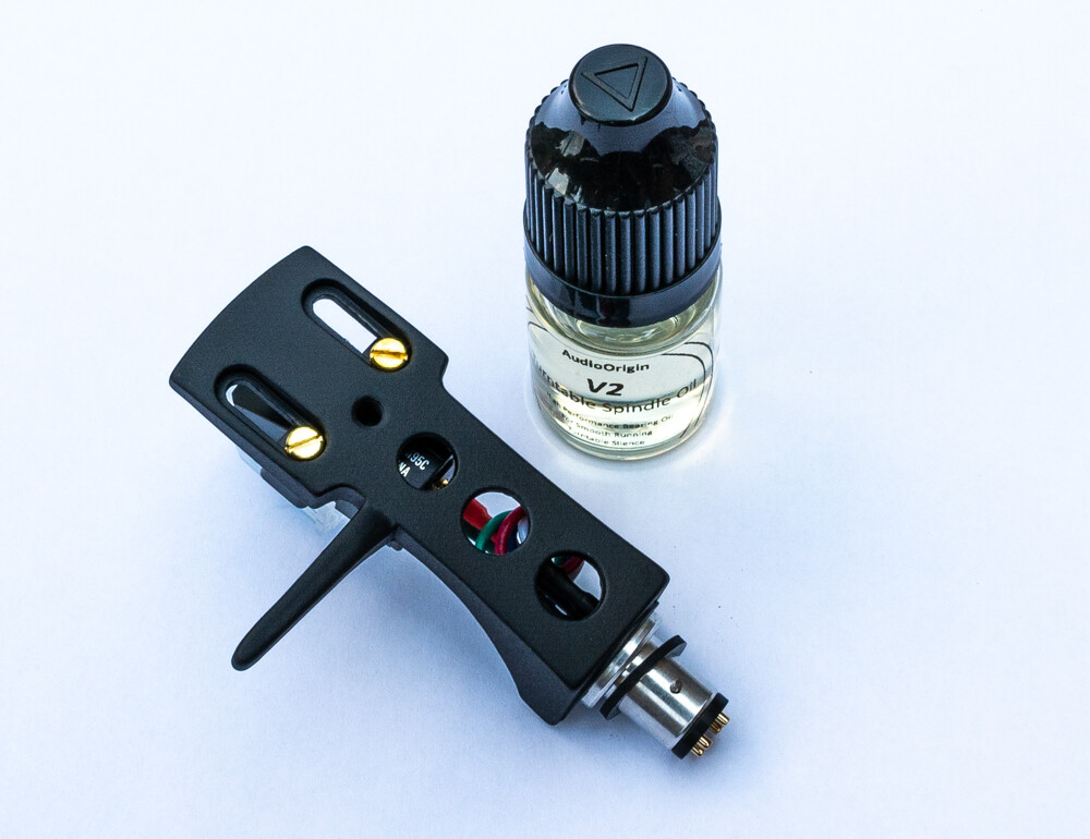 Black, Headshell, AT-VM95, Cartridge, Stylus, Oil for Sansui SR838, FRD35, SR525
