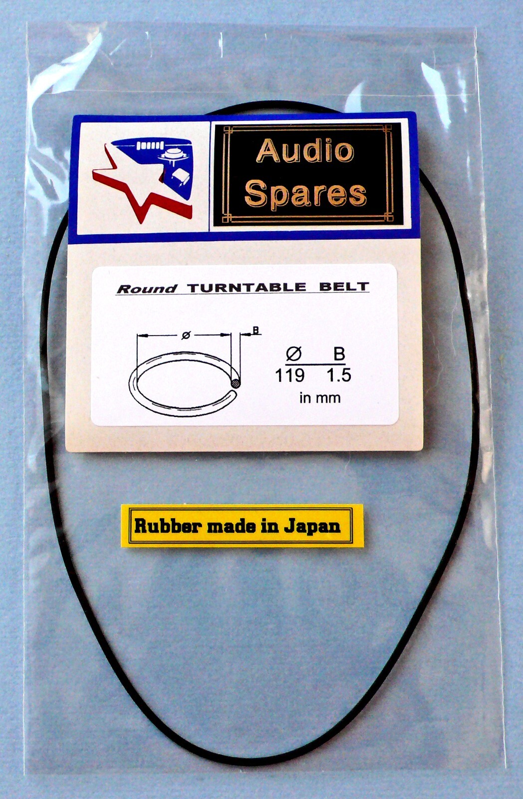 Turntable Counter Belt for AKAI Reel to Reel Tape Recorder Model 4000DB
